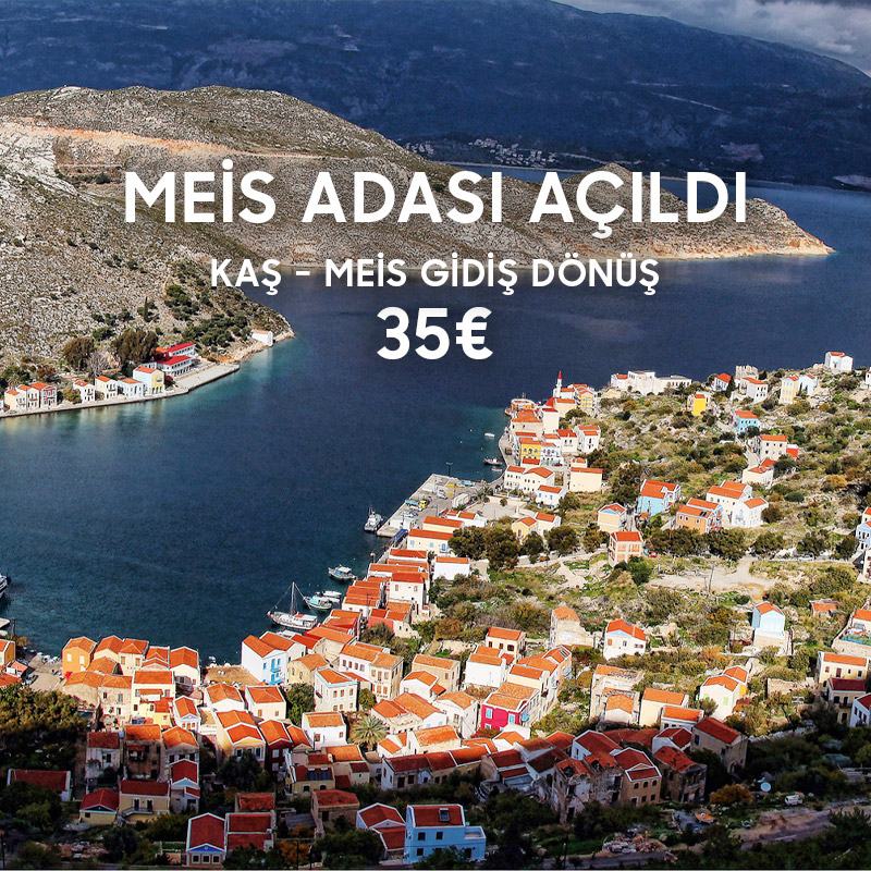 Kaş Meis Adası Feribot Seferleri Başladı
